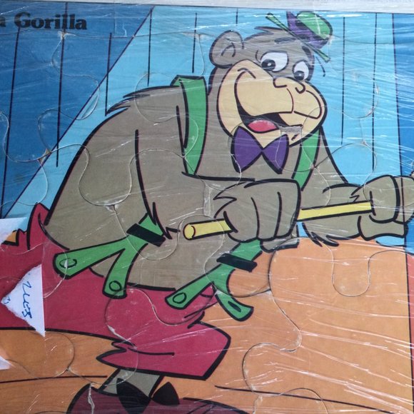 4 vintage puzzles Magilla Gorilla, Sesame street, Taz Mania, Rudolf age 3-7 - Picture 6 of 7